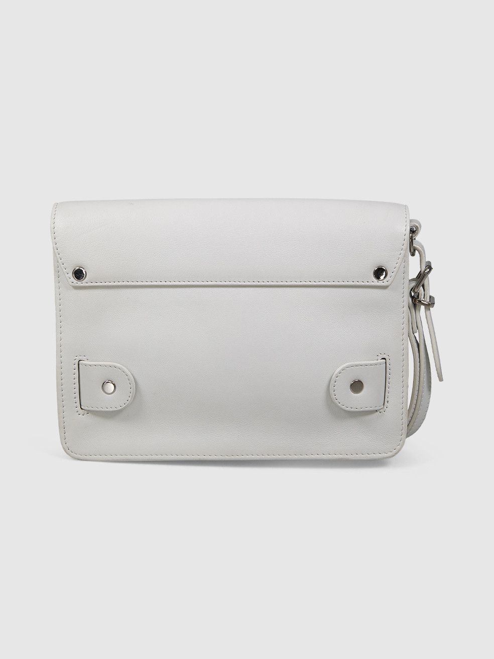 Proenza Schouler White Leather P11 Clutch Bag Size ONE SIZE - 4 Thumbnail