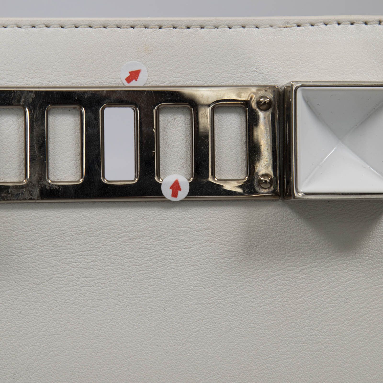 Proenza Schouler White Leather P11 Clutch Bag Size ONE SIZE - 8 Thumbnail