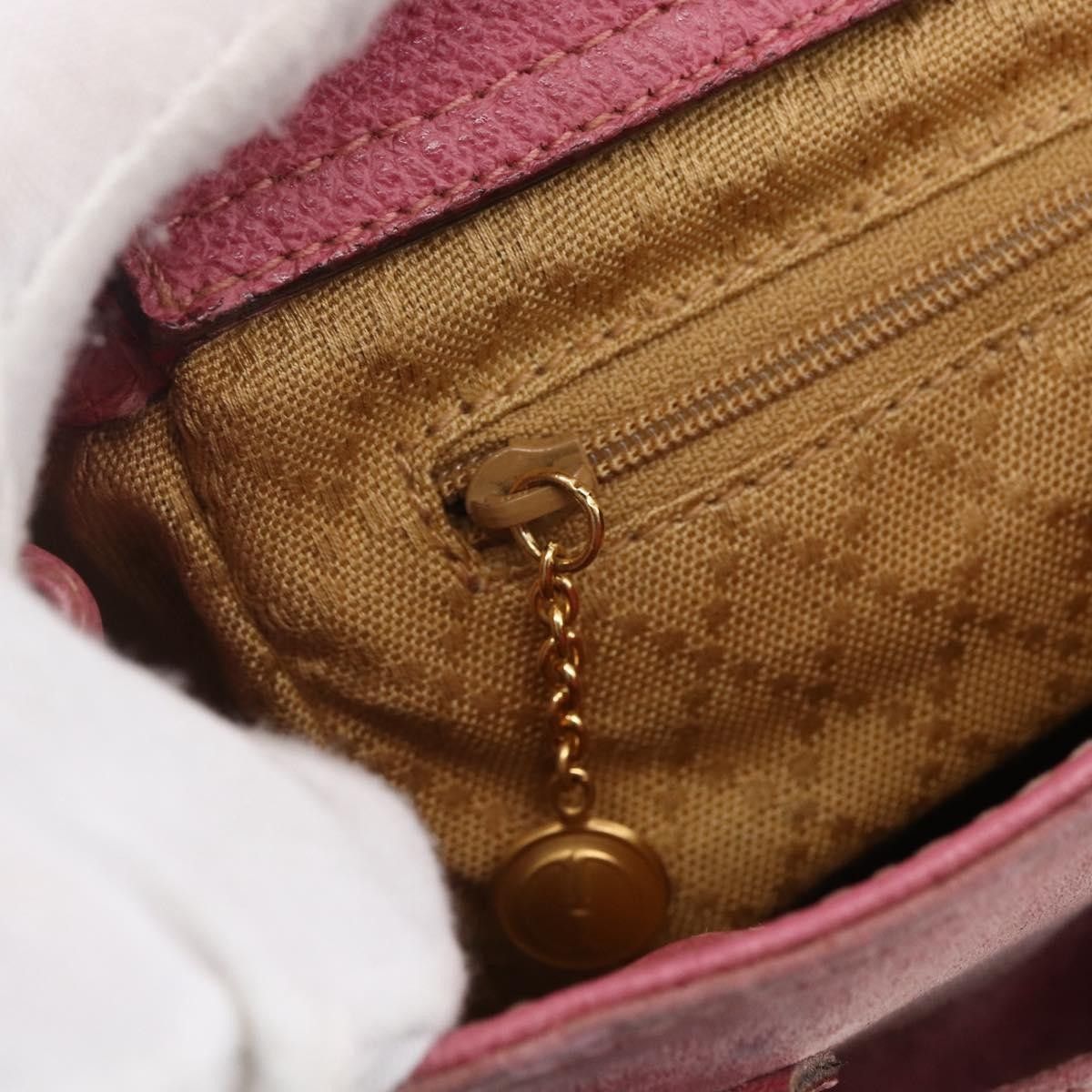 Gucci Gucci Vintage Bamboo Handle Bag Suede Size ONE SIZE - 20 Thumbnail