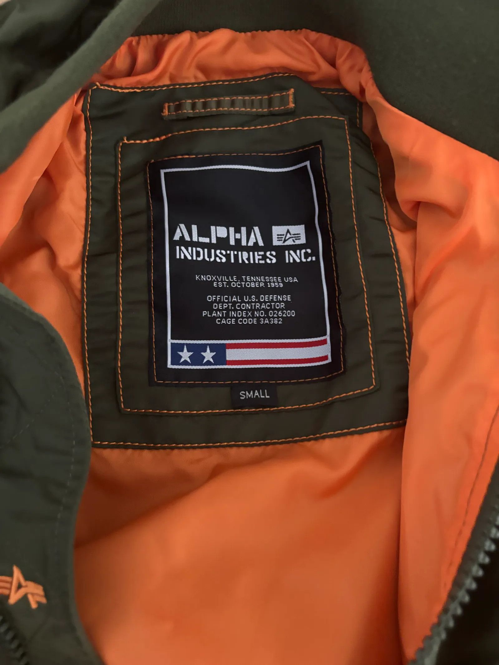 Alpha Industries Alpha Industries Alpha Jacket Size US S / EU 44-46 / 1 - 2 Thumbnail