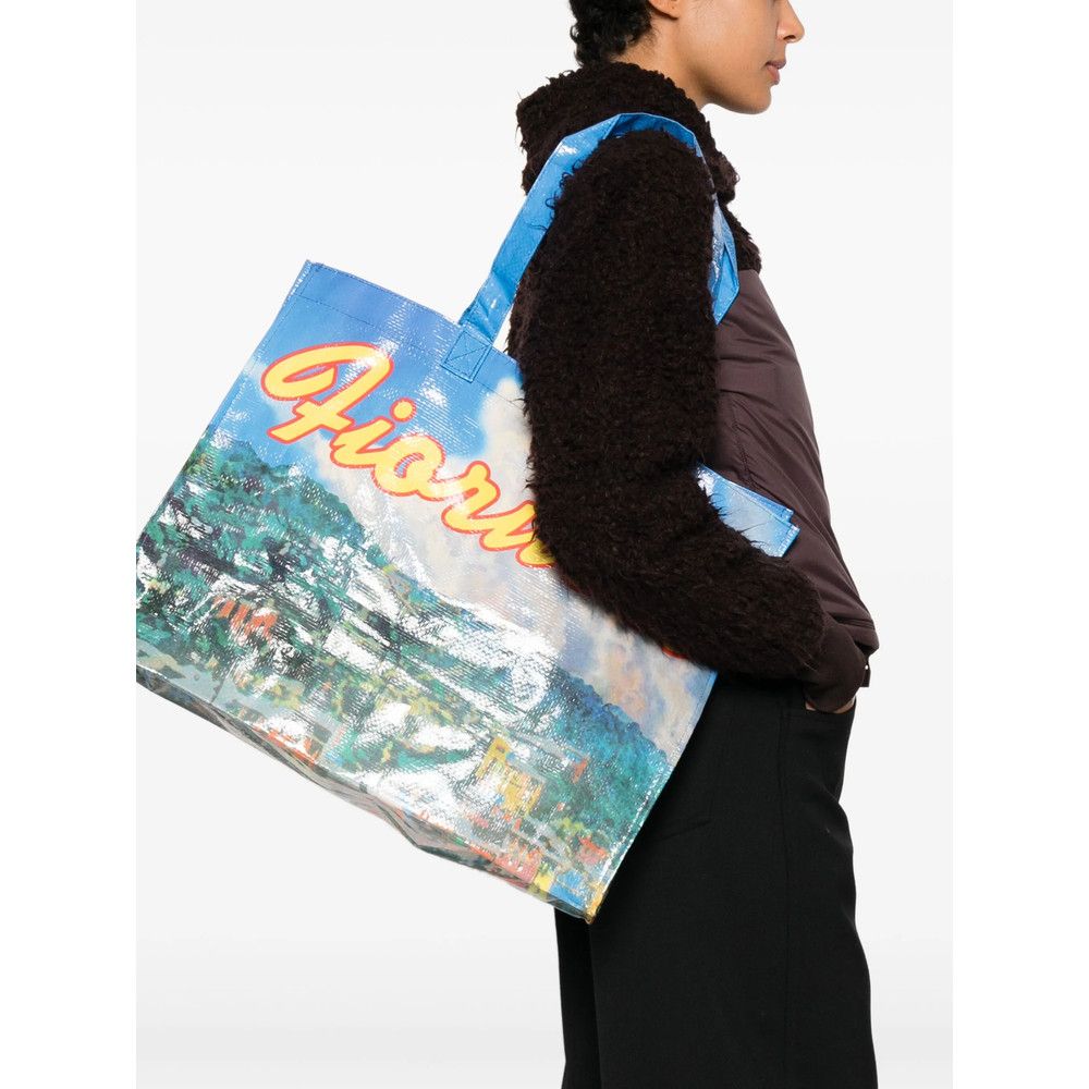 Fiorucci BLUE Tote Bags