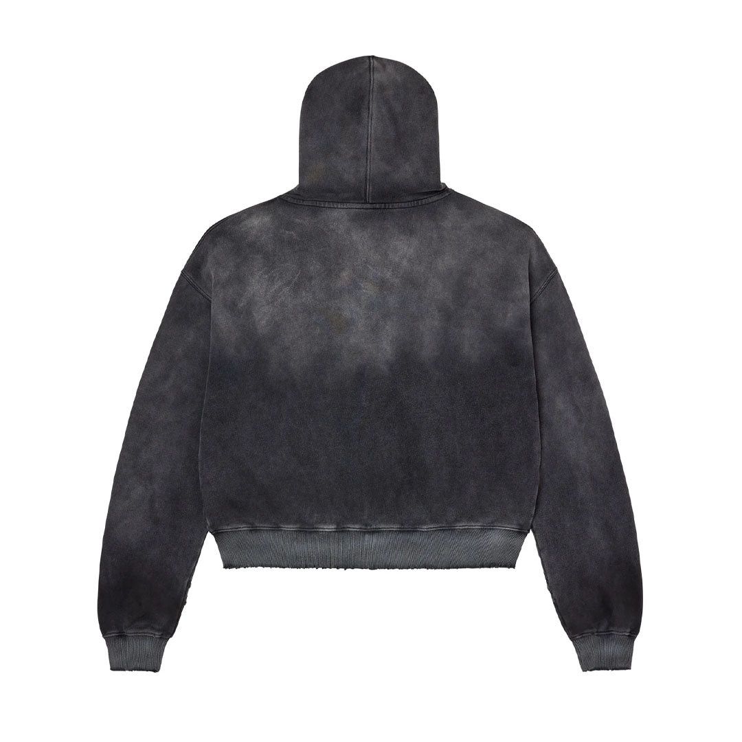 Vale Forever Vendetta Distressed Zip Up Hoodie Size US XL / EU 56 / 4 - 2 Thumbnail