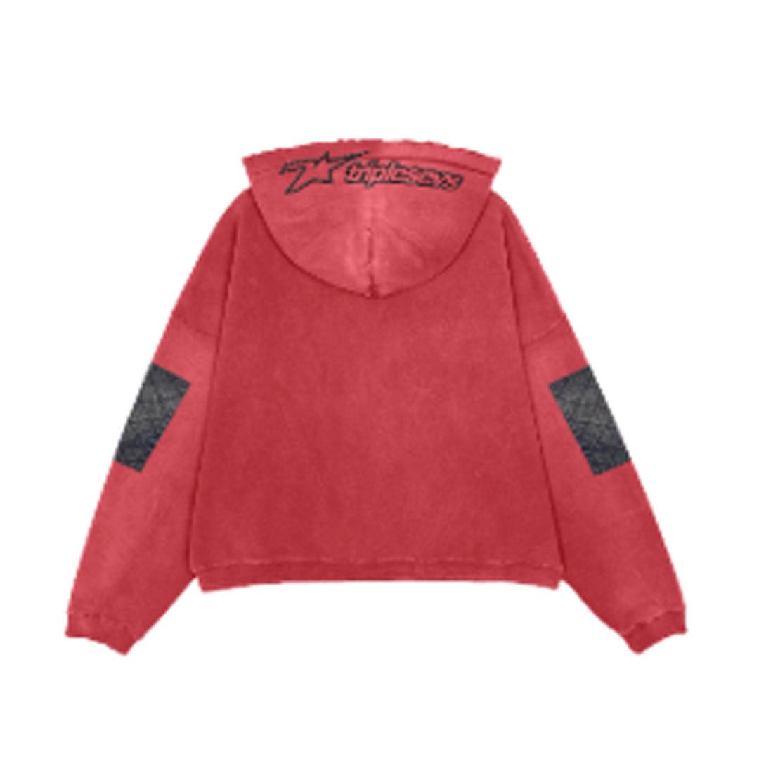 TRIPLE SEVENS Moto Red Hoodie ComplexCon Exclusive Size US XL / EU 56 / 4 - 2 Thumbnail