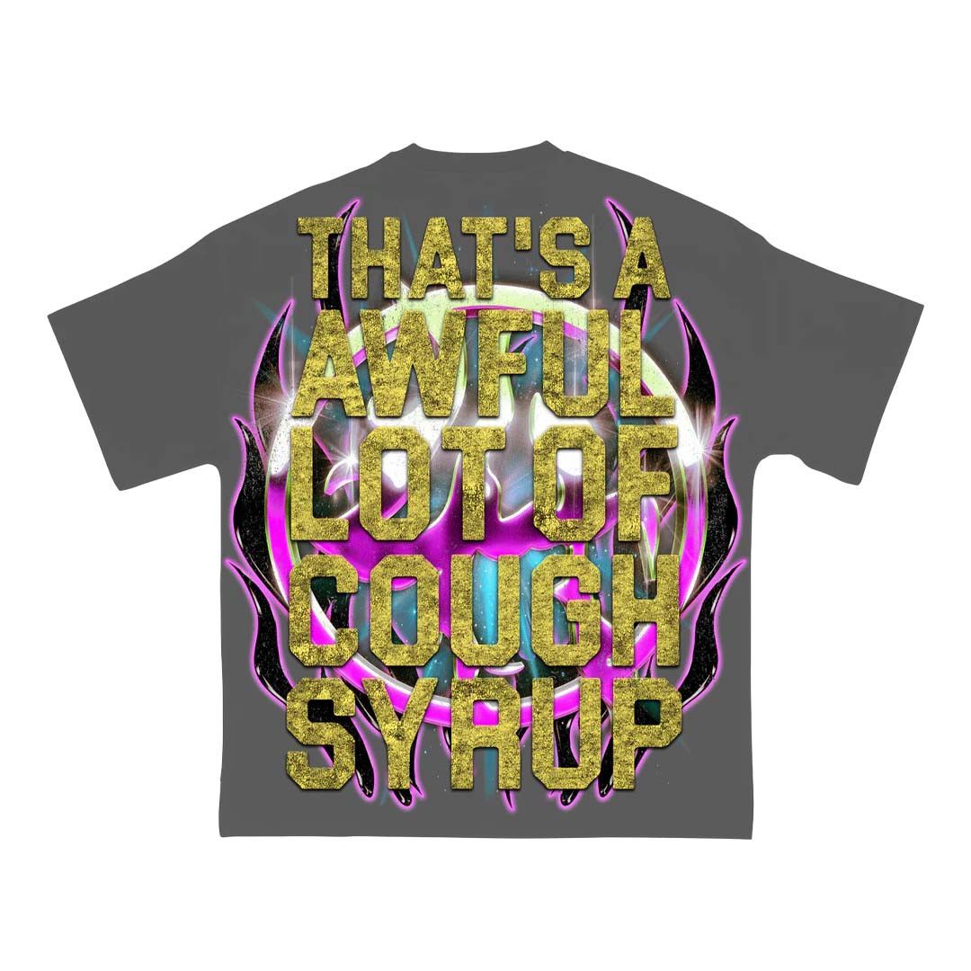 Awful Lot of Cough Syrup Lost Hills x Cough Syrup Skull Tee Grey Size US XL / EU 56 / 4 - 2 Thumbnail