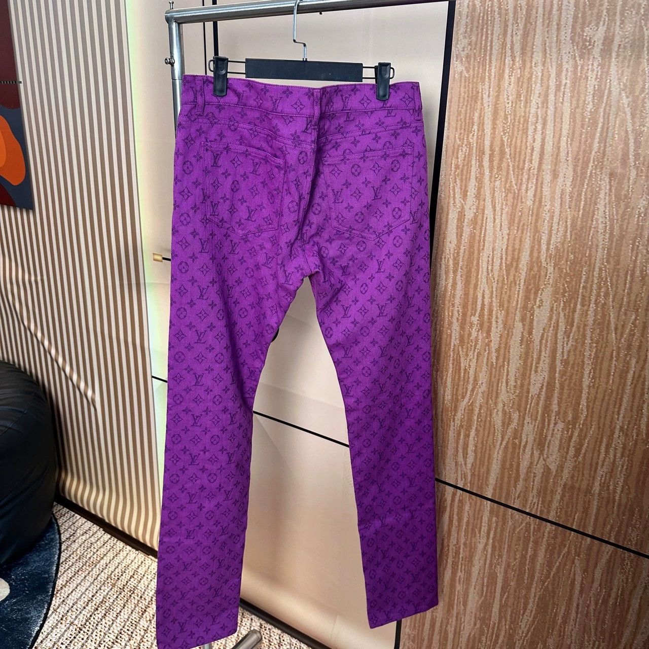 Louis Vuitton louis vuitton purple monogram jeans size 32 Size US 32 / EU 48 - 2 Thumbnail