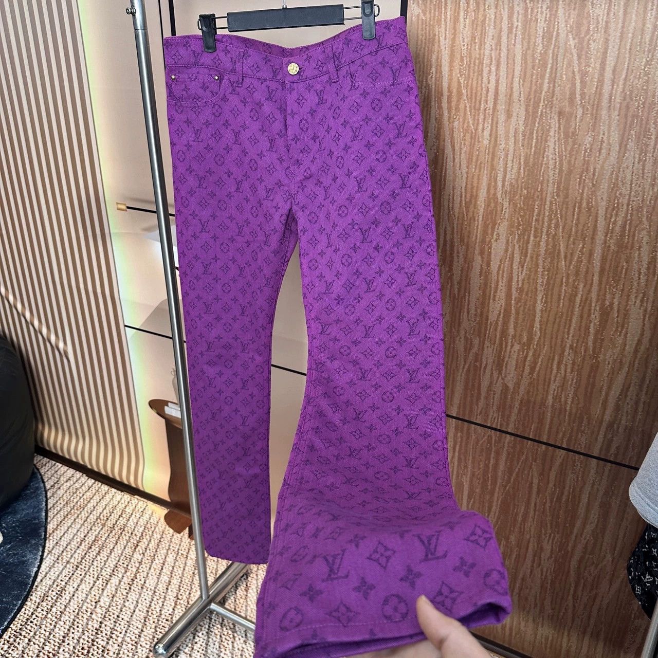 Louis Vuitton louis vuitton purple monogram jeans size 32 Size US 32 / EU 48 - 3 Thumbnail