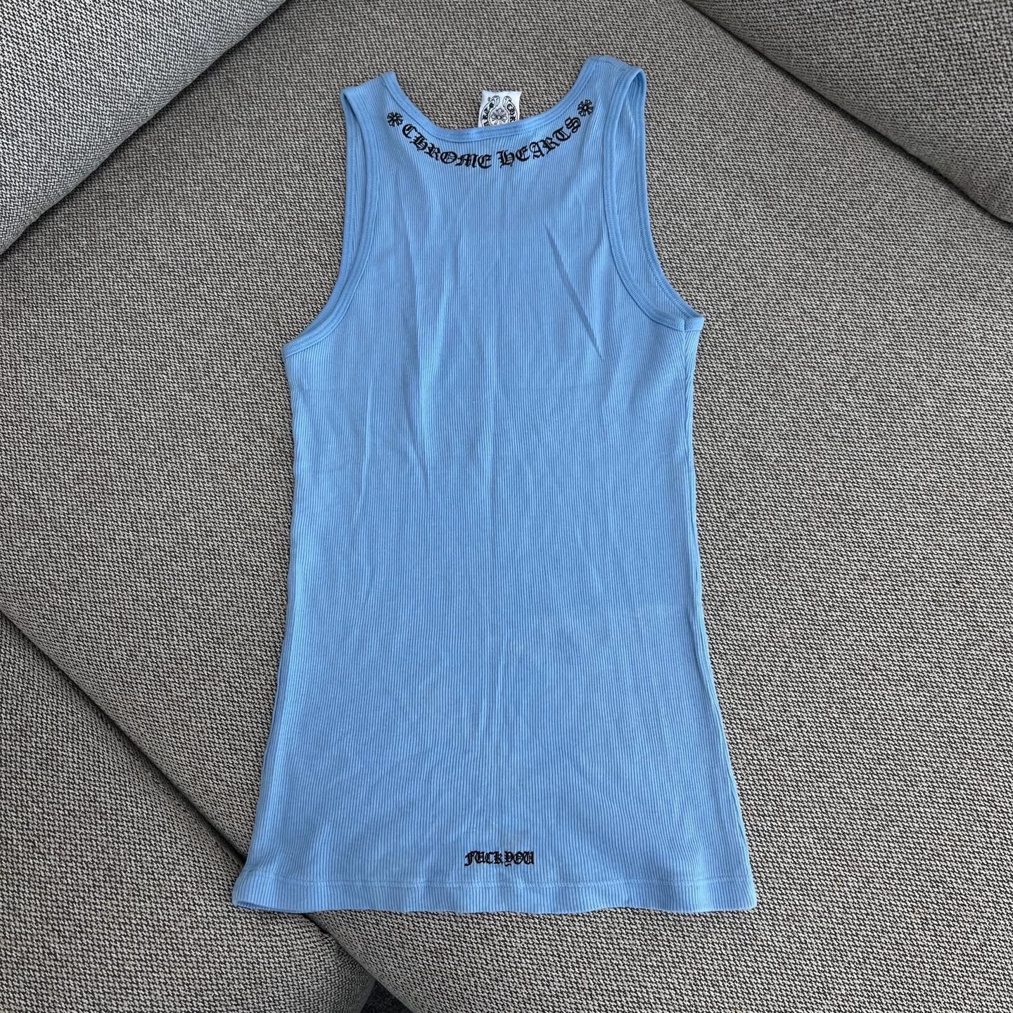 Chrome Hearts chrome hearts blue heart vine tank top Size XL / US 12-14 / IT 48-50 - 2 Thumbnail