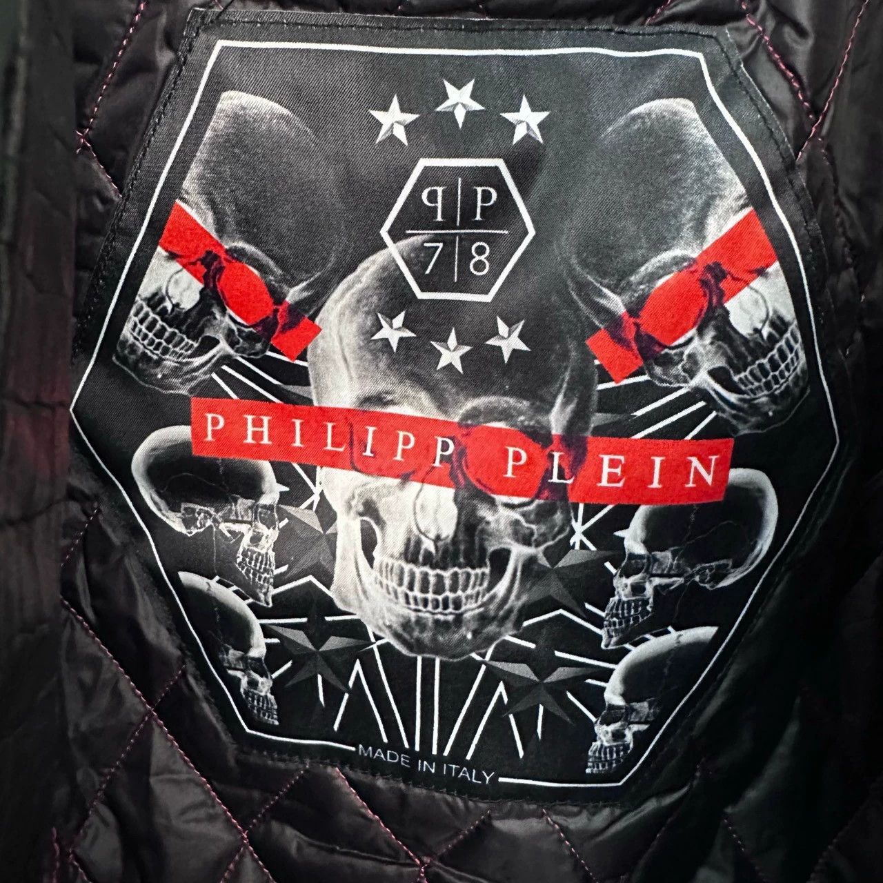 Philipp Plein black crocodile print hooded vest jacket Size US XS / EU 42 / 0 - 4 Thumbnail