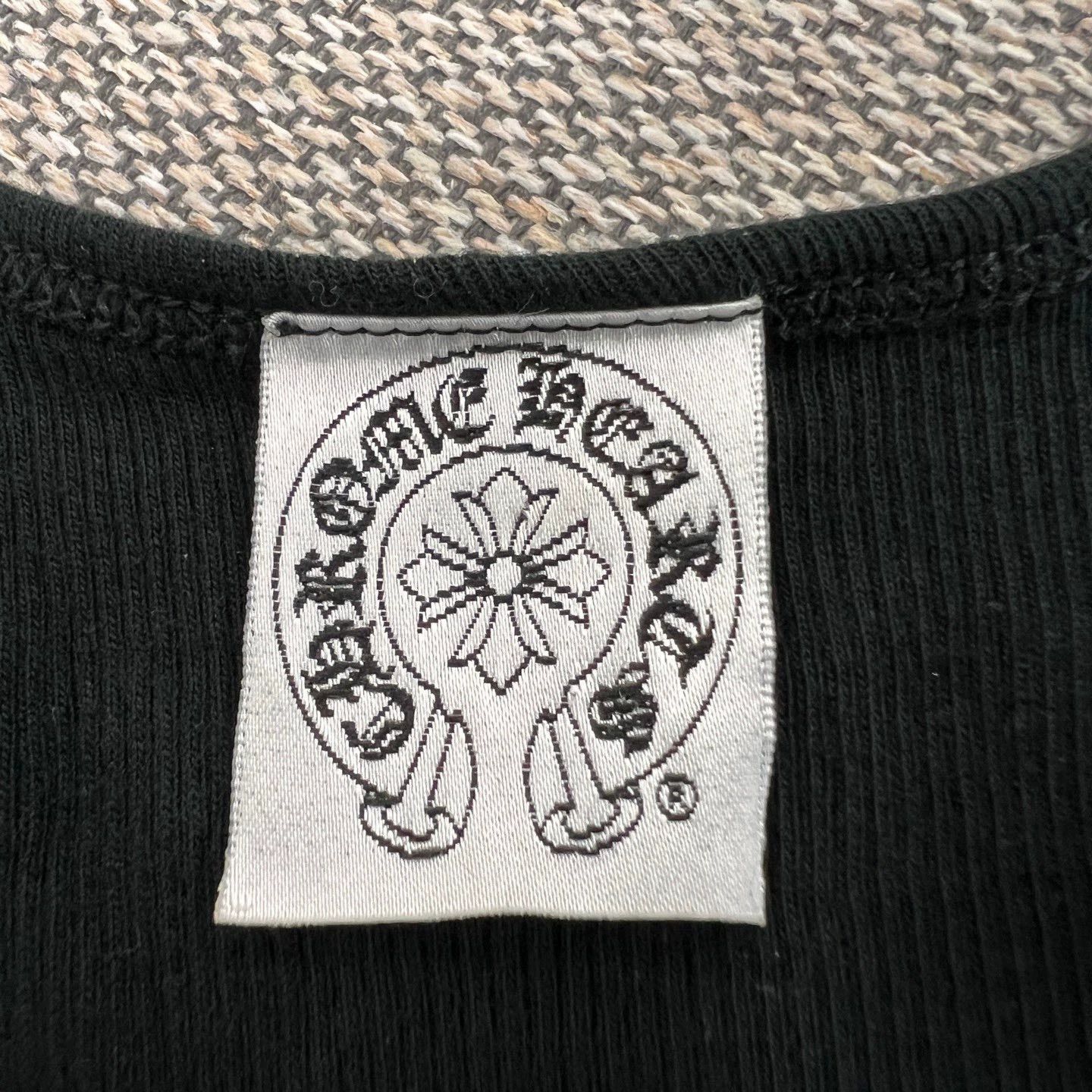 Chrome Hearts chrome hearts black ribbed tank top Size XL / US 12-14 / IT 48-50 - 4 Thumbnail