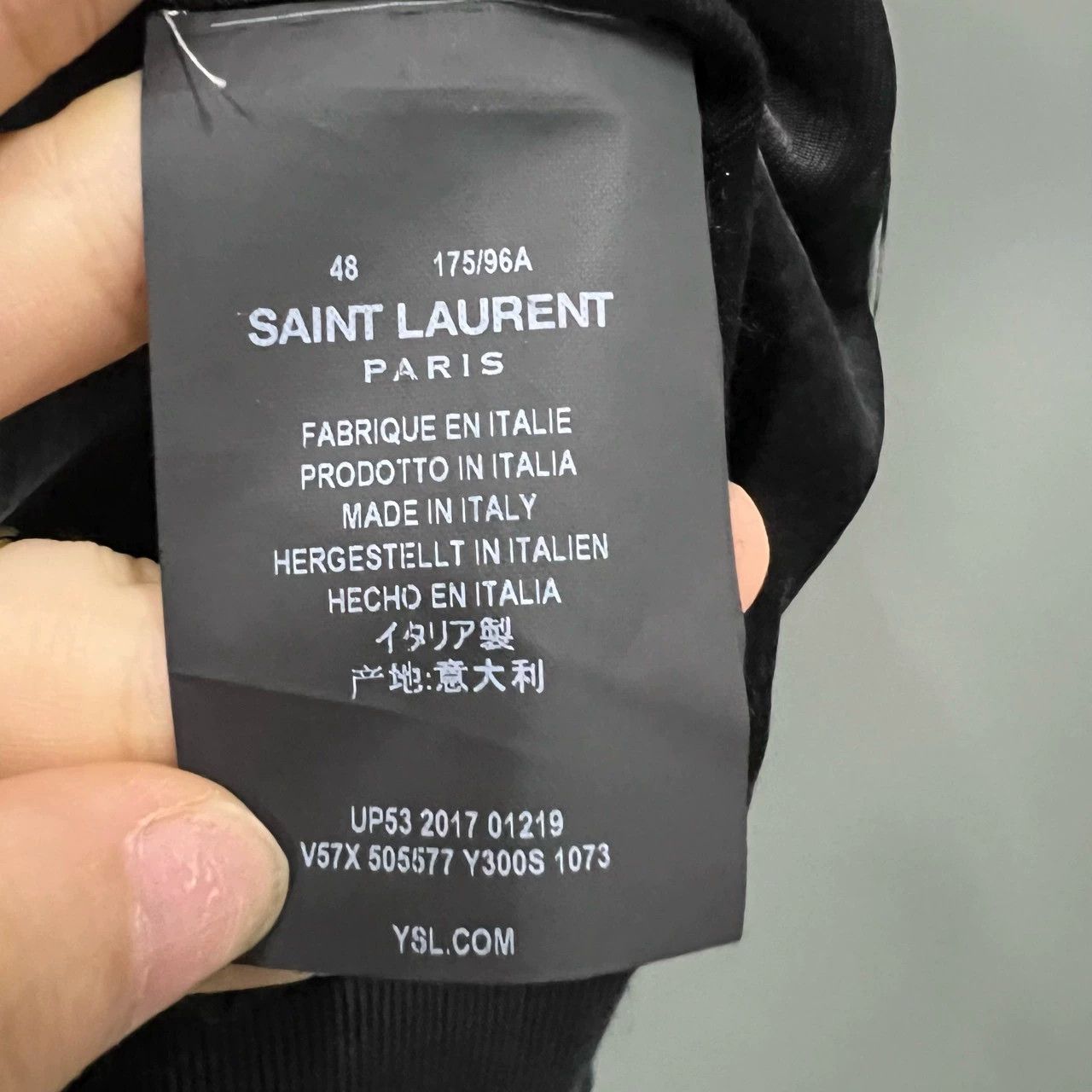 Saint Laurent Paris saint laurent black and white casual jacket Size US L / EU 52-54 / 3 - 3 Thumbnail