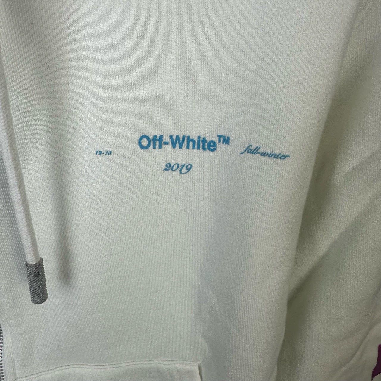 Off-White off-white rainbow gradient zip hoodie Size US L / EU 52-54 / 3 - 3 Thumbnail