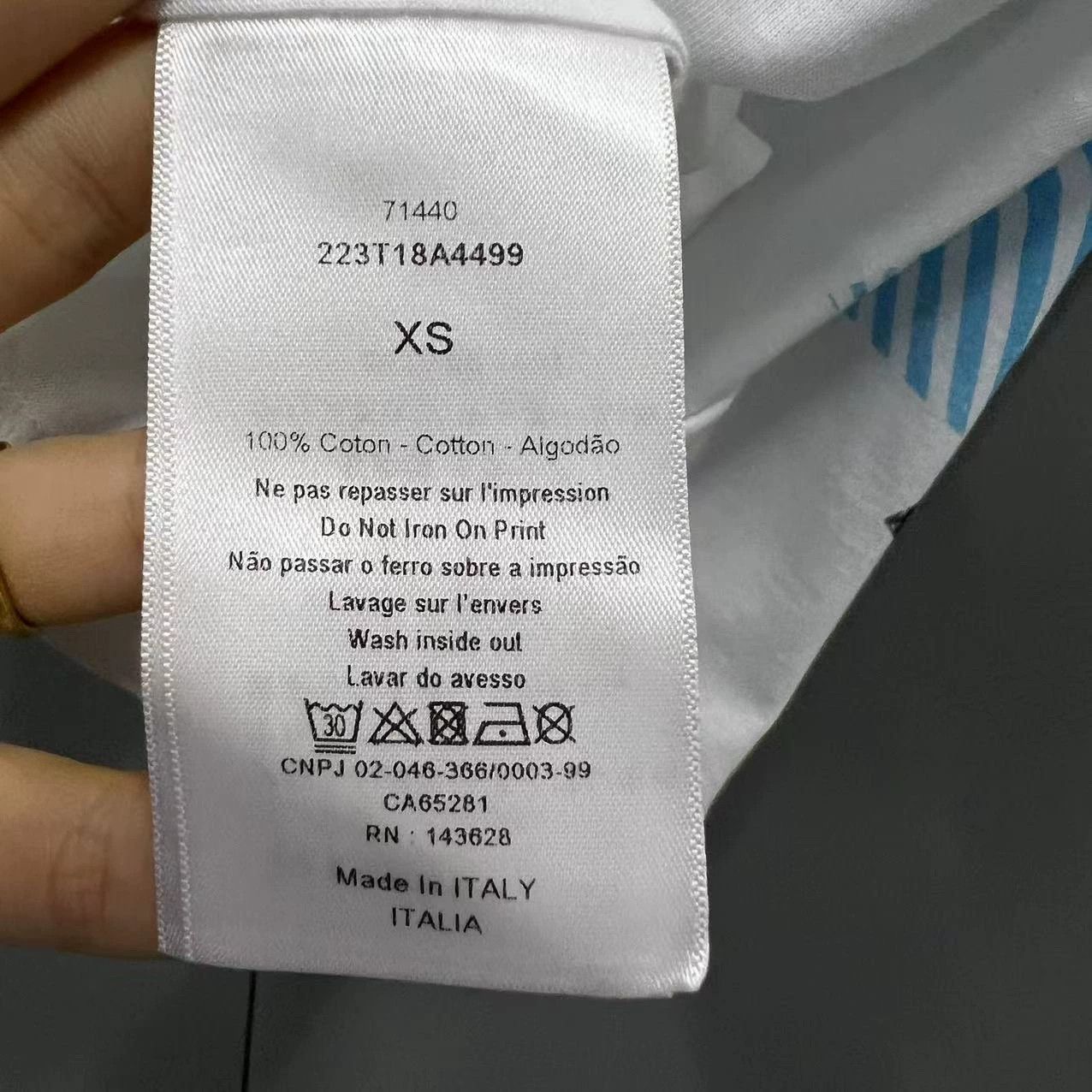 Dior dior short sleeve logo t-shirt xs Size XS / US 0-2 / IT 36-38 - 4 Thumbnail