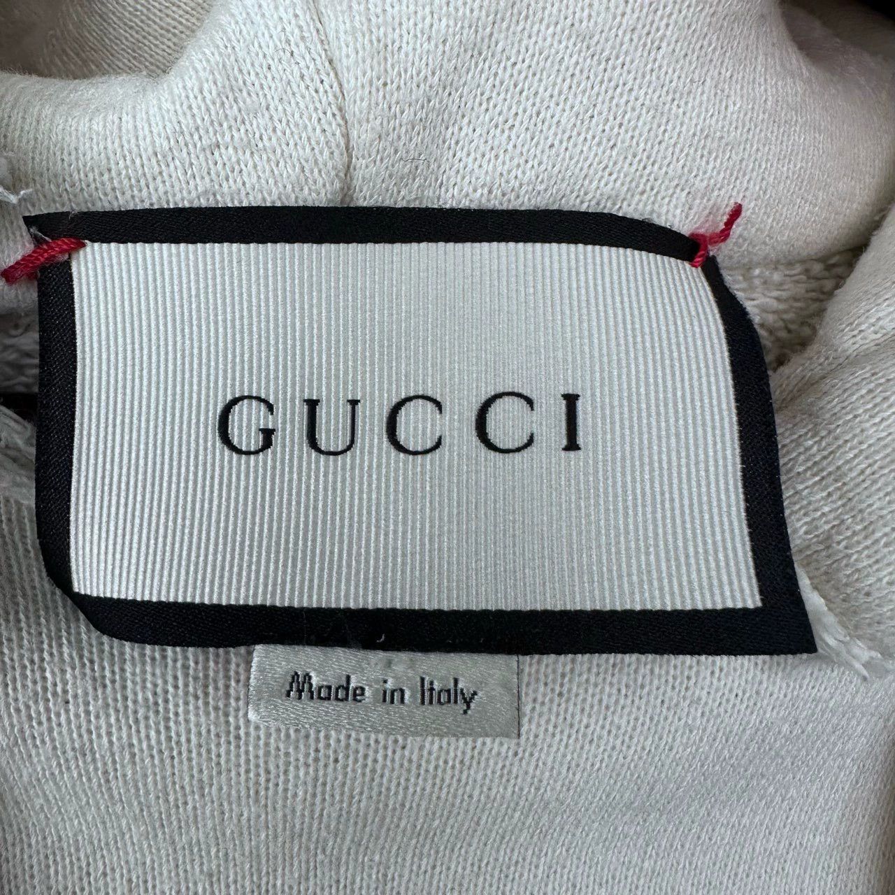 Gucci gucci ivory dog embroidery logo hoodie Size XXS / US 00 / IT 34 - 8 Thumbnail