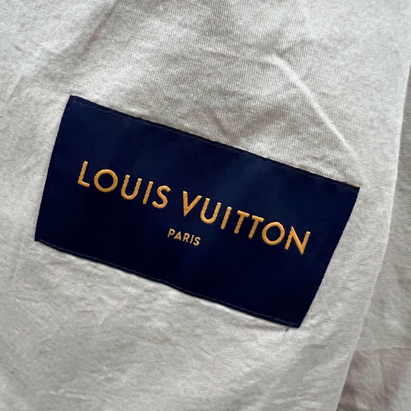 Louis Vuitton Louis Vuitton Beige Logo Work Jacket Size 50 Size US L / EU 52-54 / 3 - 4 Thumbnail