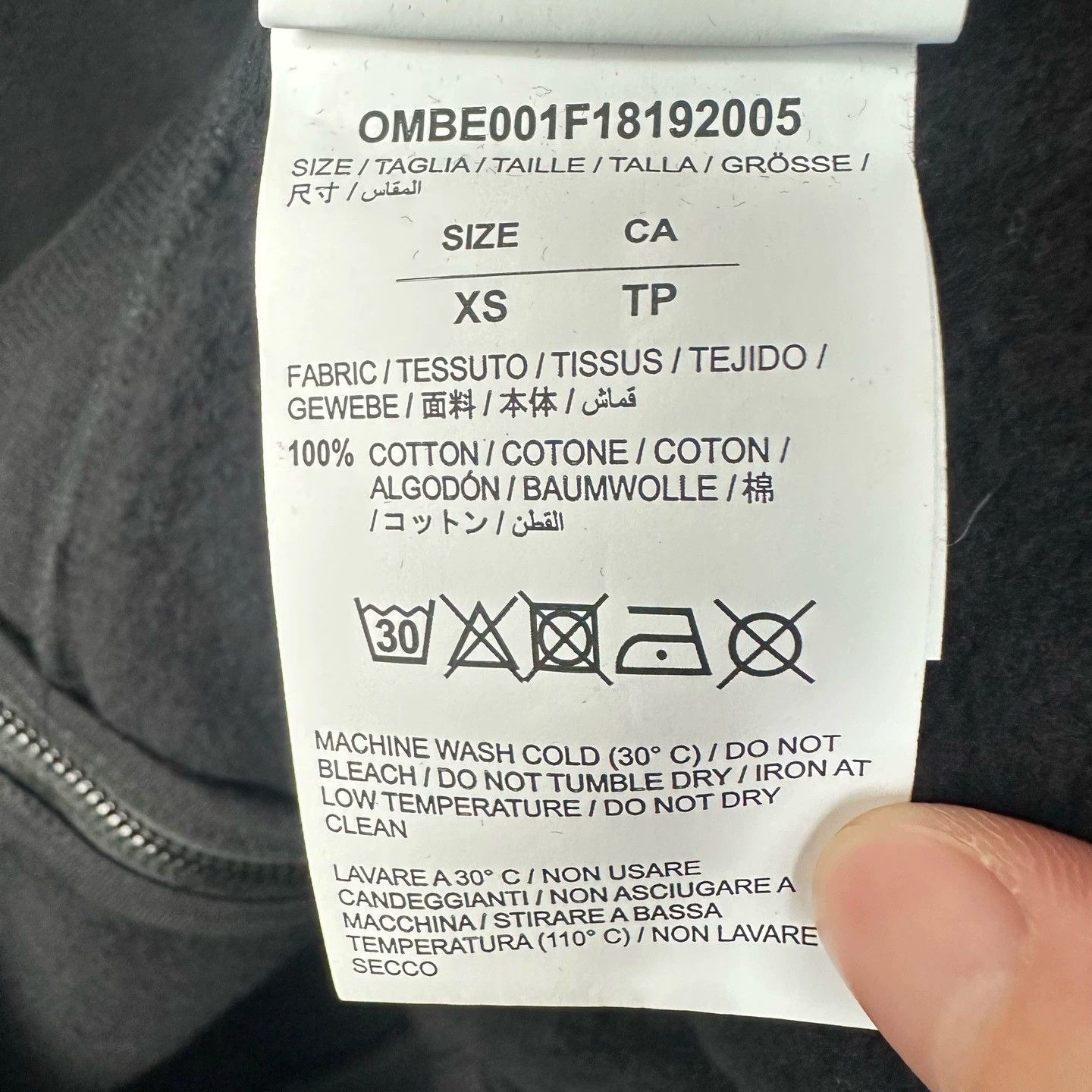 Off-White off white rainbow gradient zip-up hoodie Size US XS / EU 42 / 0 - 5 Thumbnail
