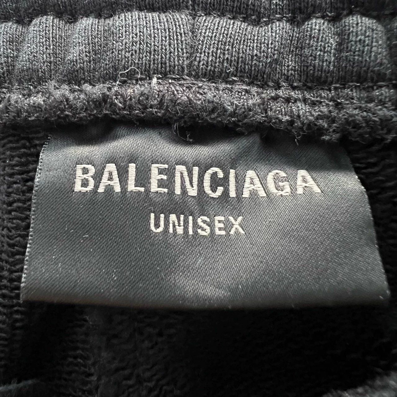 balenciaga vintage letter print long pants