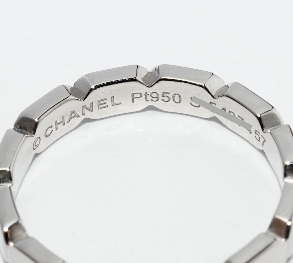 Chanel Chanel Chanel Première Promesse Pt950 Ring Metal Ring J4002 DUTY FREE for USA Size ONE SIZE - 4 Thumbnail