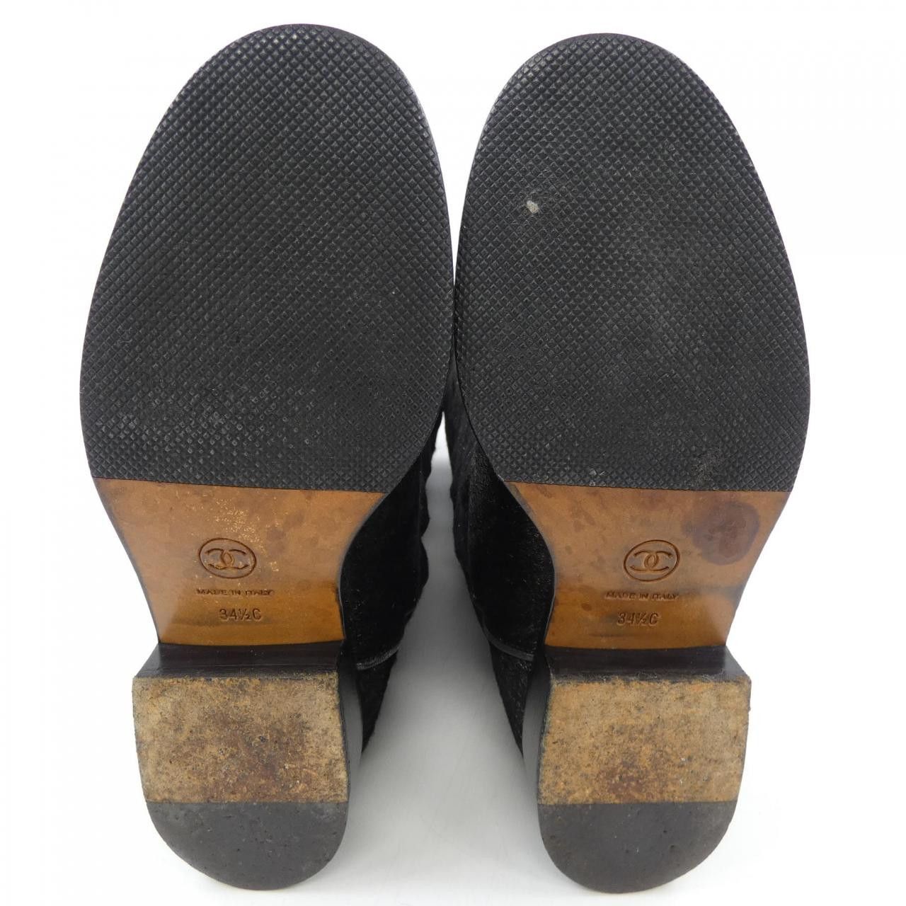 Chanel Chanel Chanel G26069 Harako Long Boots Natural Material Shoes G26069 DUTY FREE for USA Size ONE SIZE - 4 Thumbnail