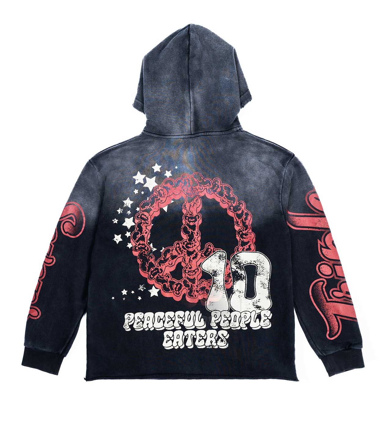 TRIPLE SEVENS All Star Hoodie Vintage Black Size US XXL / EU 58 / 5 - 2 Thumbnail