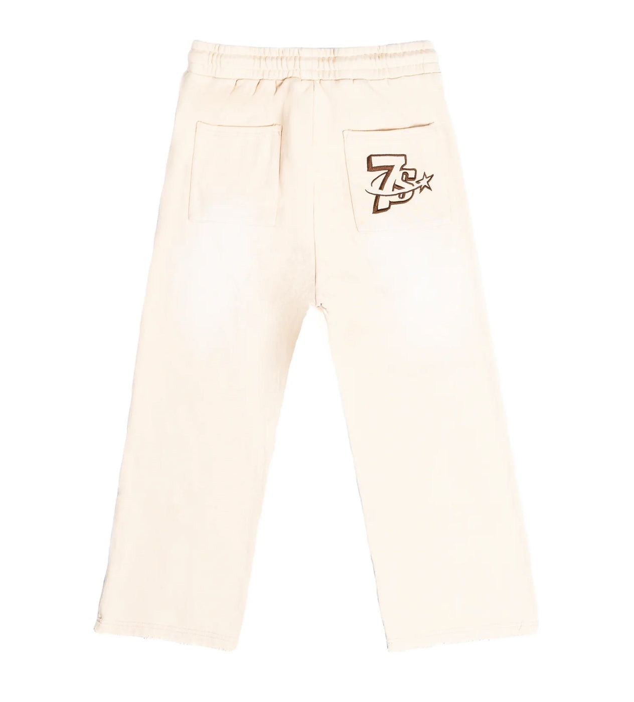 TRIPLE SEVENS All Star Sweatpants Cream/Brown Size US 30 / EU 46 - 2 Thumbnail