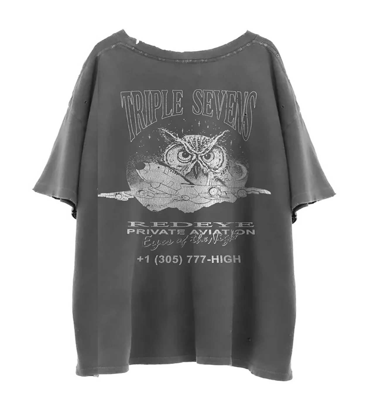 TRIPLE SEVENS Night Owl Tee Black Size US S / EU 44-46 / 1 - 2 Thumbnail