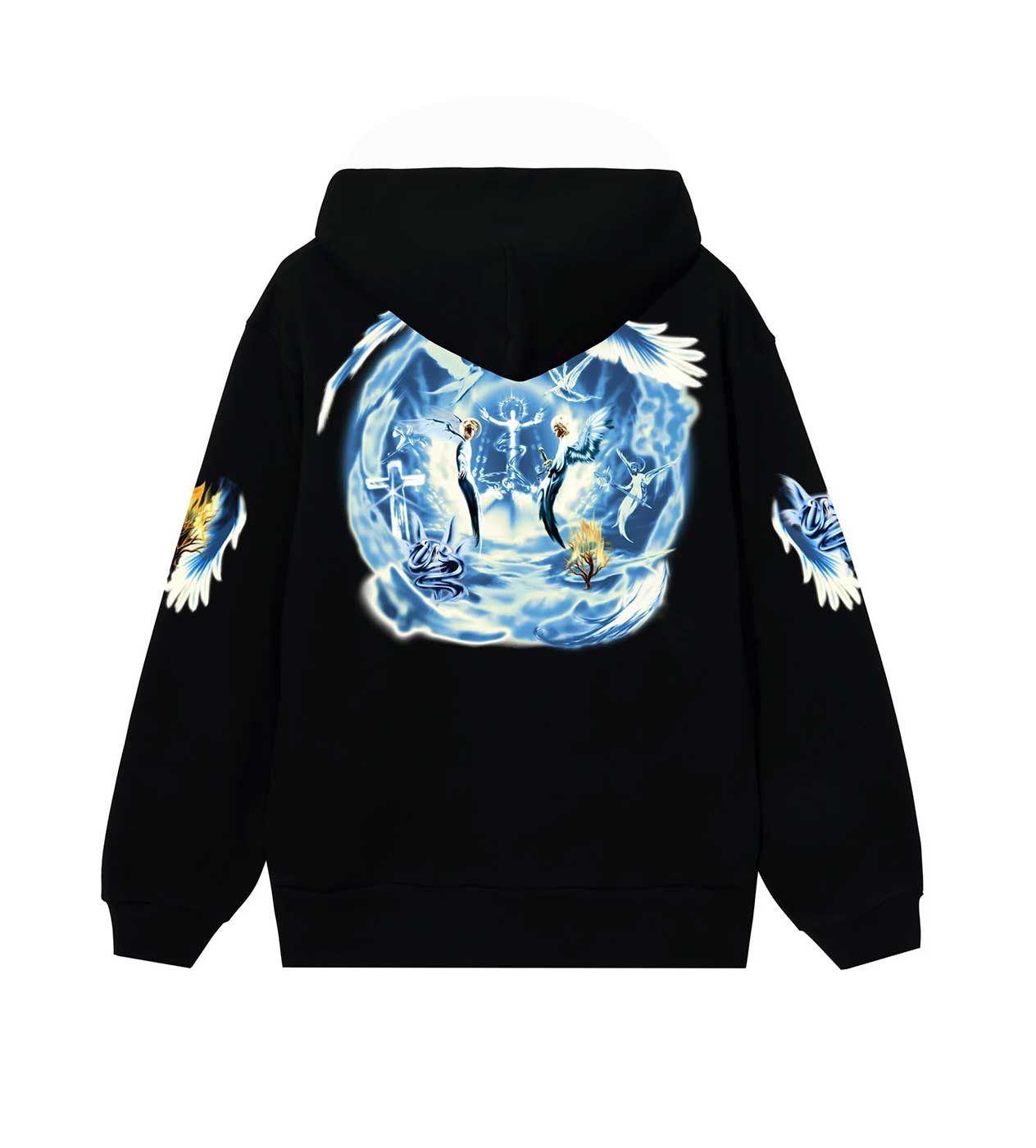 Revenge Angel Arch Logo Hoodie Black Size US S / EU 44-46 / 1 - 2 Thumbnail