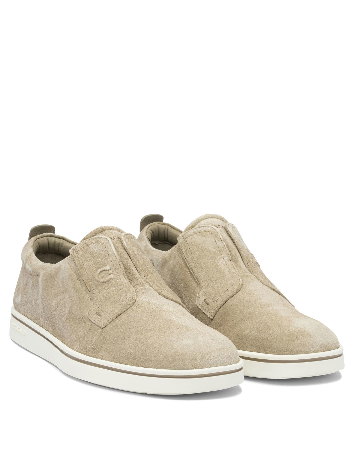 Salvatore Ferragamo Suede Slip-Ons Size US 7 / EU 40 - 2 Thumbnail