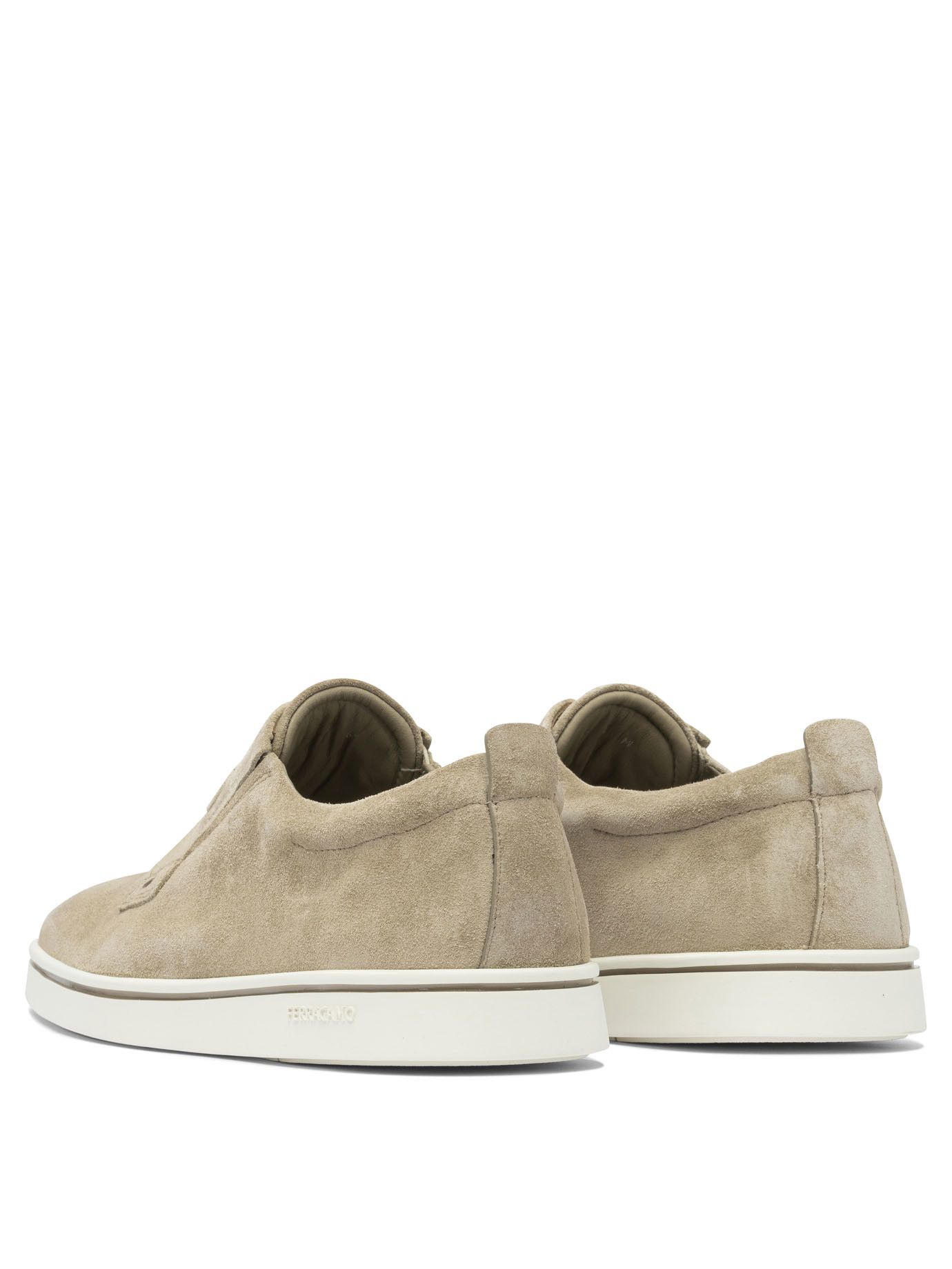 Salvatore Ferragamo Suede Slip-Ons Size US 7 / EU 40 - 4 Thumbnail