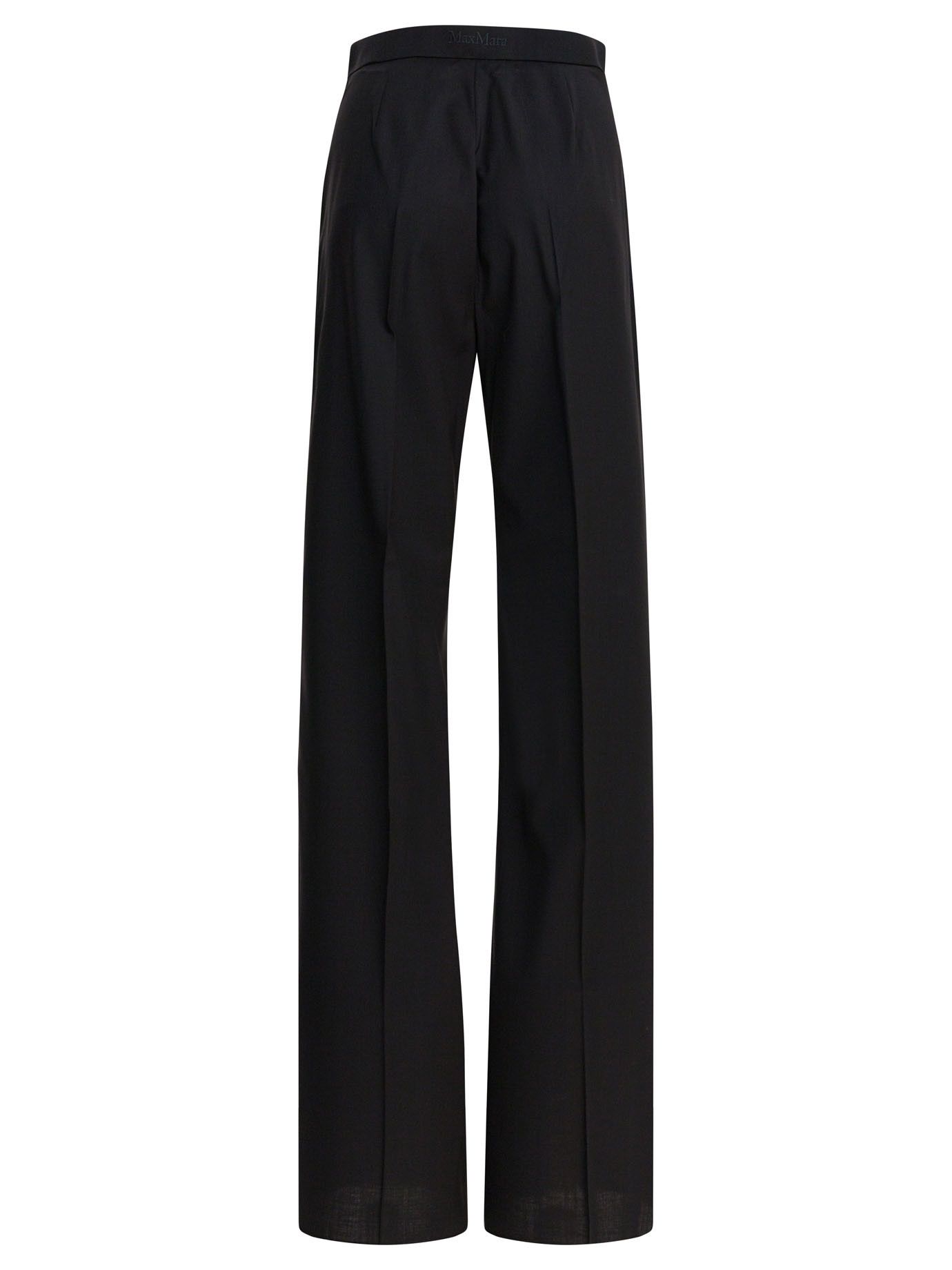 Max Mara Light Wool Straight Trousers Size 28" / US 6 / IT 42 - 2 Thumbnail
