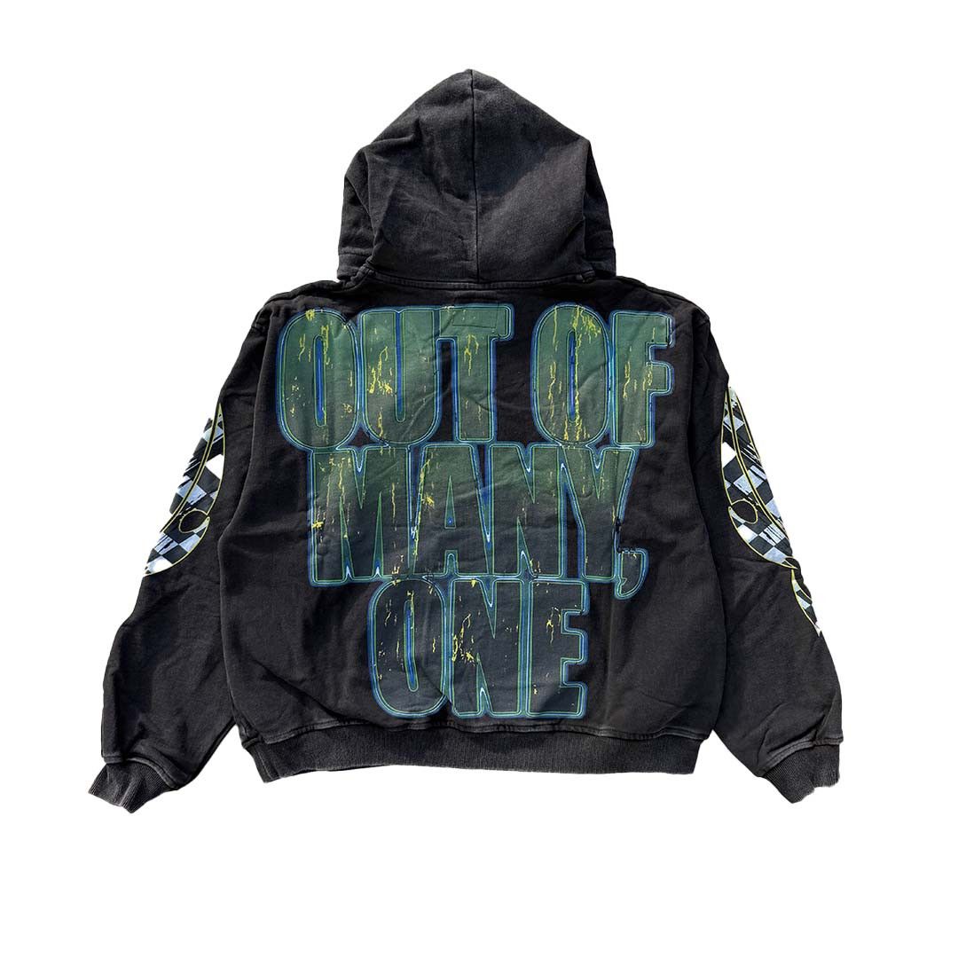 Godspeed Sunset Drift Hoodie Black Wash Size US XL / EU 56 / 4 - 2 Thumbnail