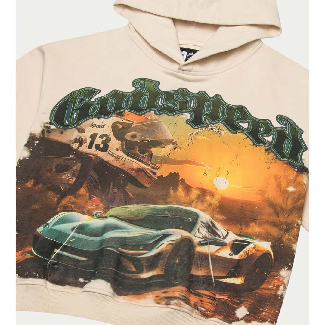 Godspeed Sunset Drift Hoodie Bone Size US XL / EU 56 / 4 - 3 Thumbnail