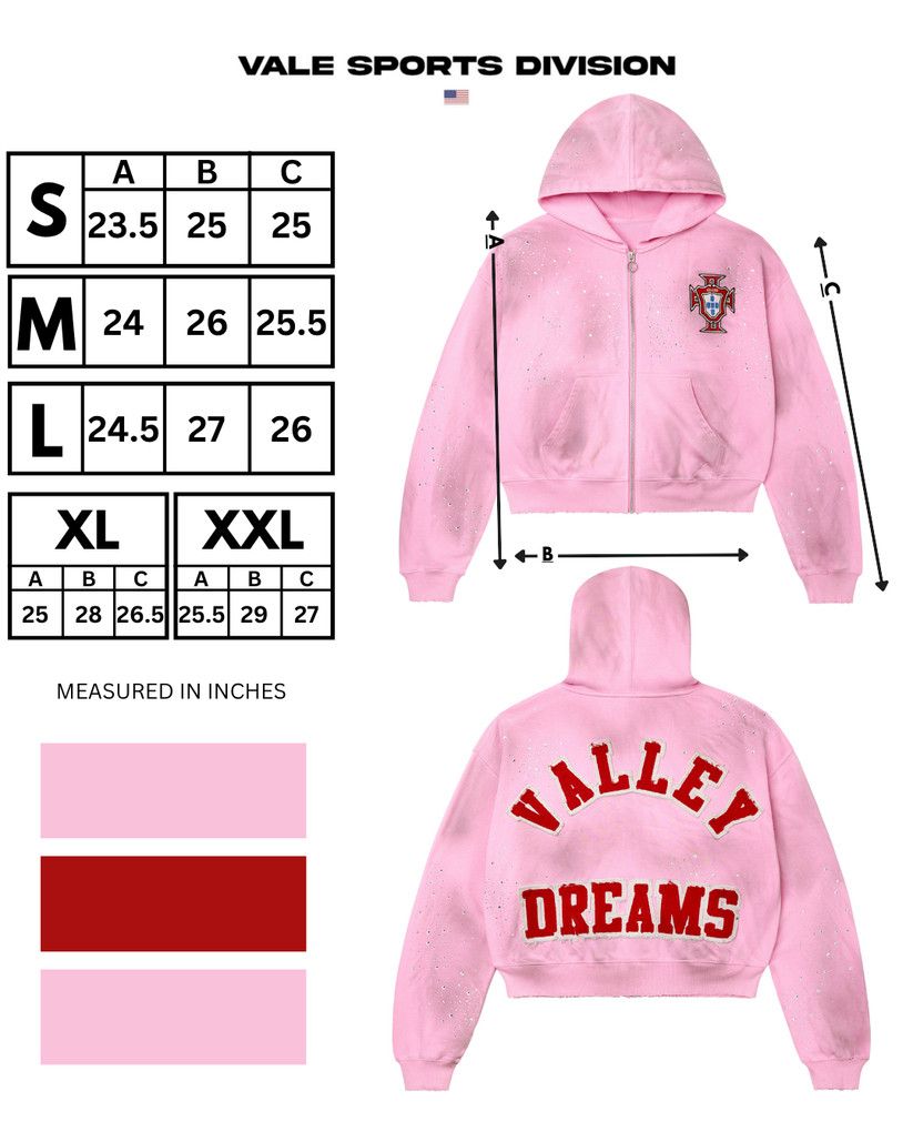 Vale Forever Venus Zip Up Hoodie Pink Size US XL / EU 56 / 4 - 3 Thumbnail