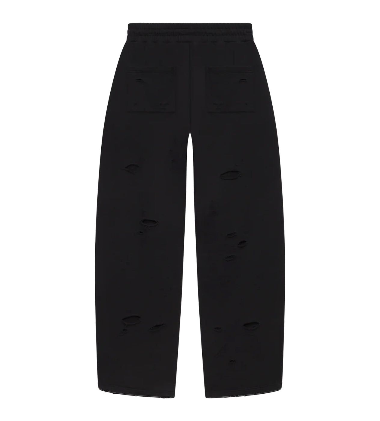 LOSTSHDWS Lost Shdws Distressed Logo Sweatpants Black Size US 36 / EU 52 - 2 Thumbnail