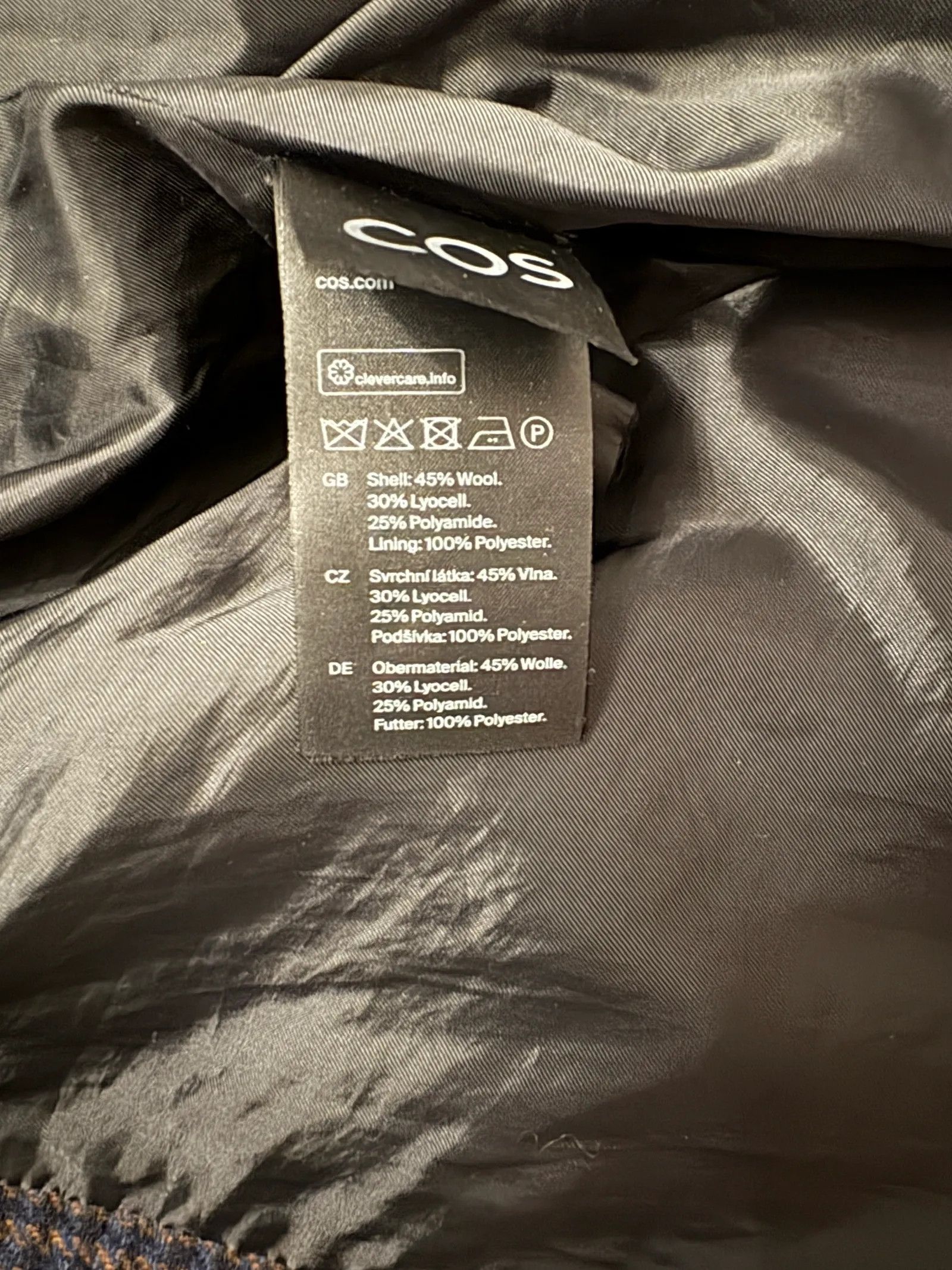 Cos Cos Ullkappa COS Coat Size XS / US 0-2 / IT 36-38 - 3 Thumbnail