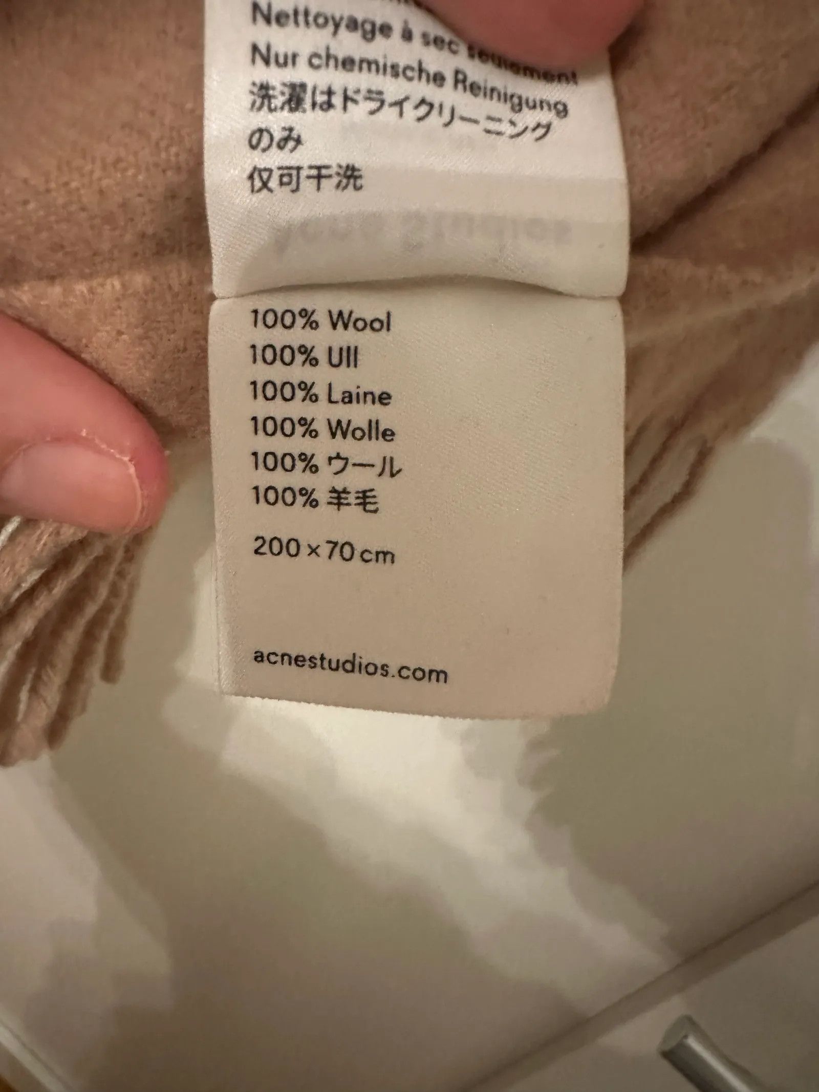 Acne Studios Acne Studios Scarf Size ONE SIZE - 3 Thumbnail