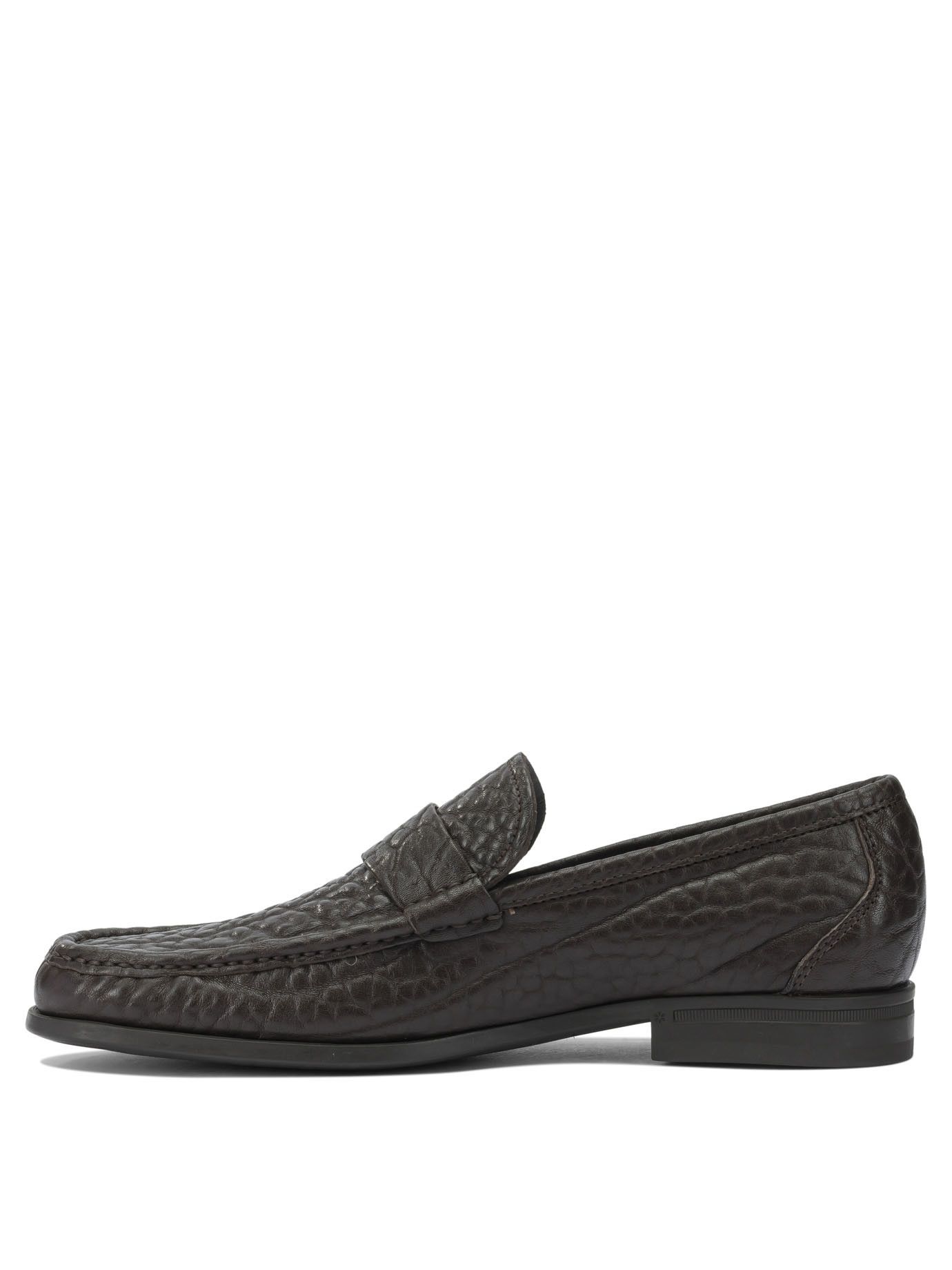 Salvatore Ferragamo Leather Loafers Size US 7 / EU 40 - 3 Thumbnail