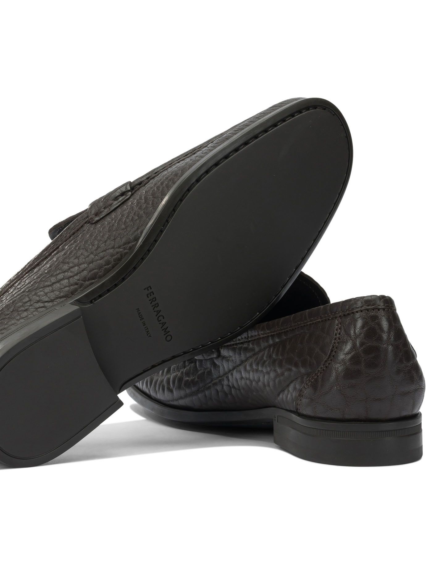 Salvatore Ferragamo Leather Loafers Size US 7 / EU 40 - 5 Thumbnail