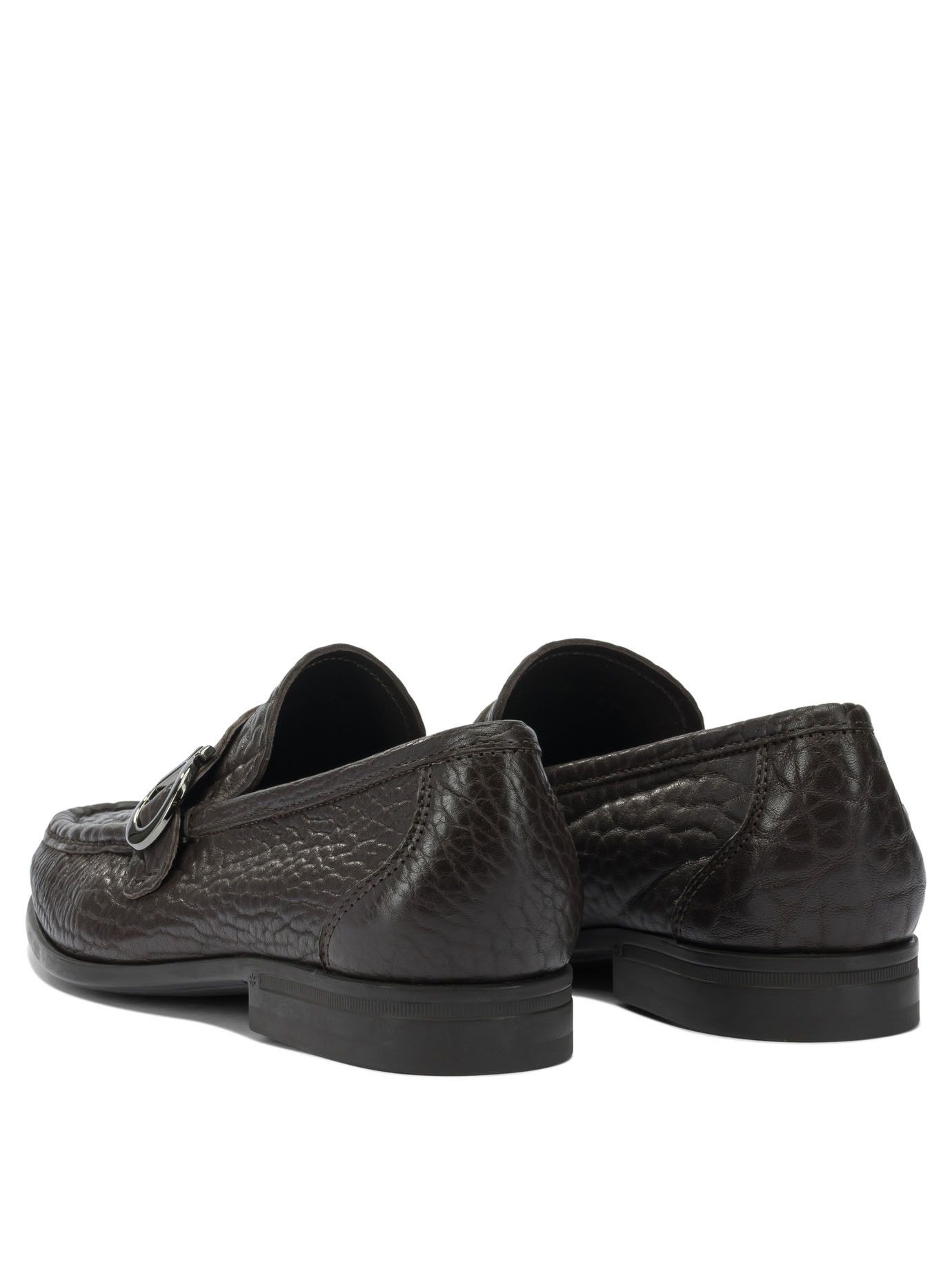 Salvatore Ferragamo Leather Loafers Size US 7 / EU 40 - 4 Thumbnail