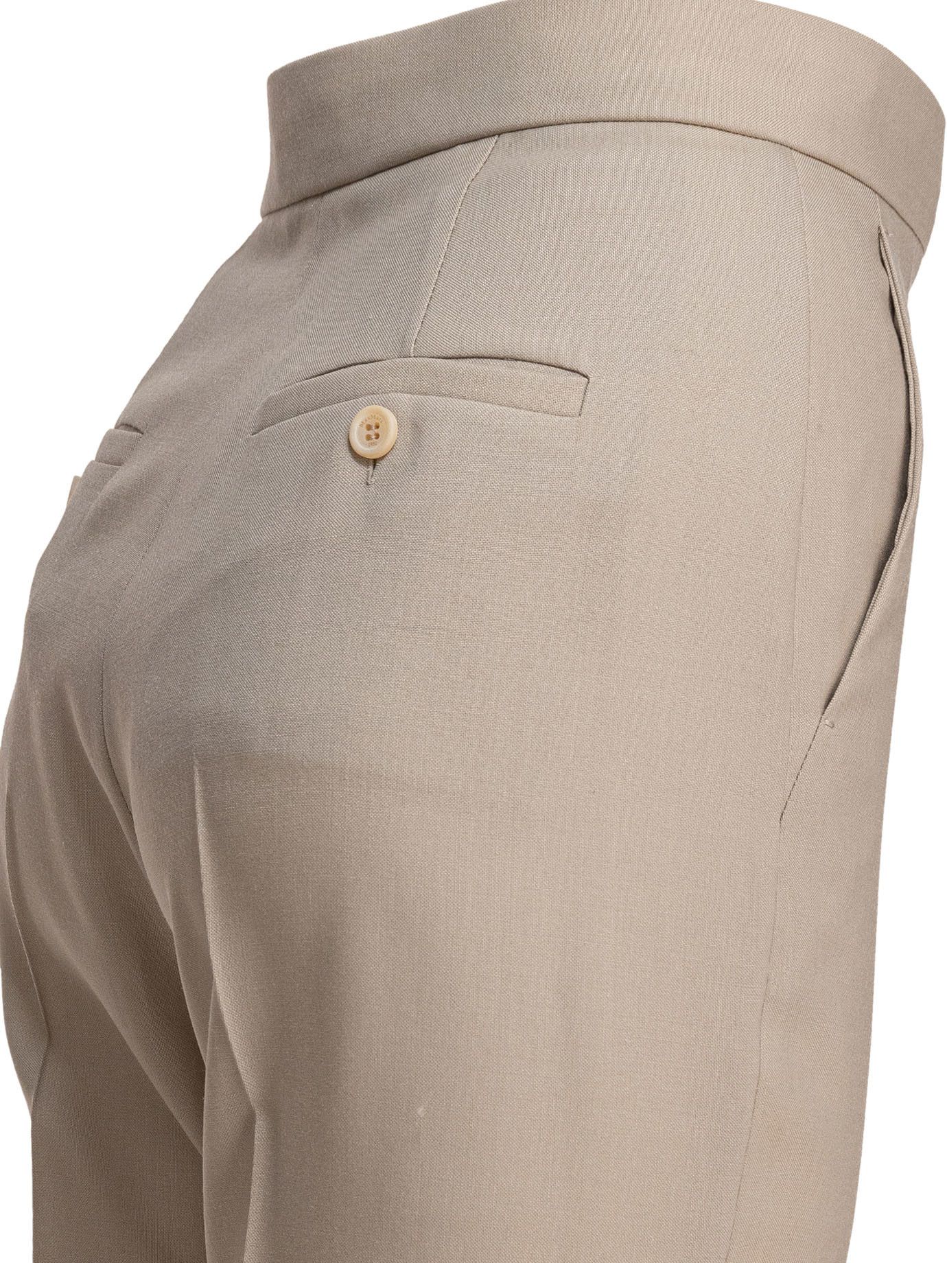 Max Mara Straight-Leg Trousers Size 28" / US 6 / IT 42 - 4 Thumbnail