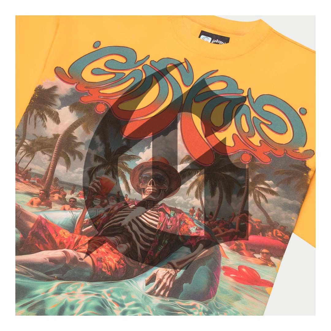 Godspeed Pool Party Yellow Wash Tee Size US S / EU 44-46 / 1 - 3 Thumbnail
