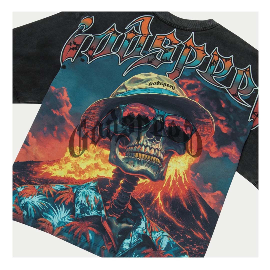 Godspeed Natural Disaster Tee Grey Wash Size US S / EU 44-46 / 1 - 3 Thumbnail