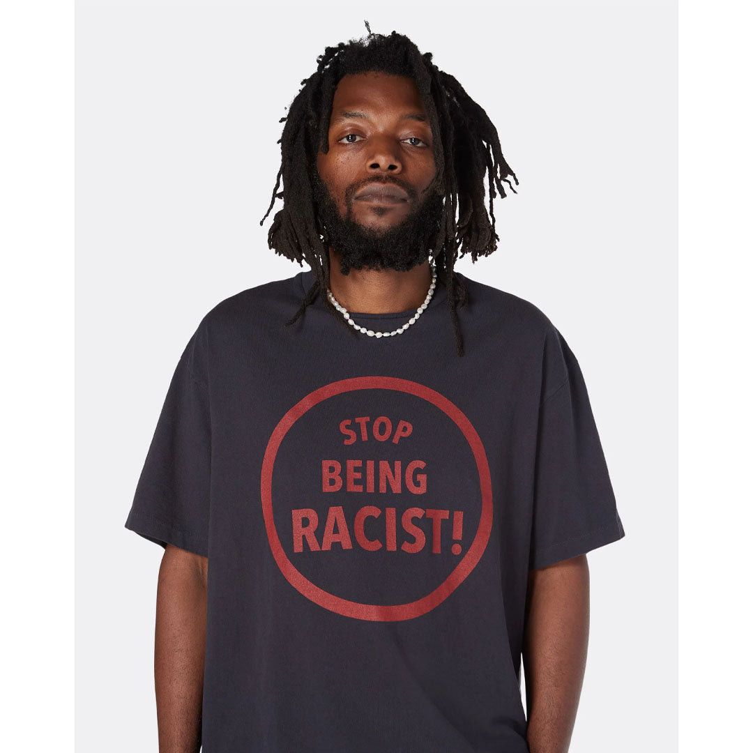 Gallery Dept. Stop Being Racist Black Tee Size US S / EU 44-46 / 1 - 3 Thumbnail