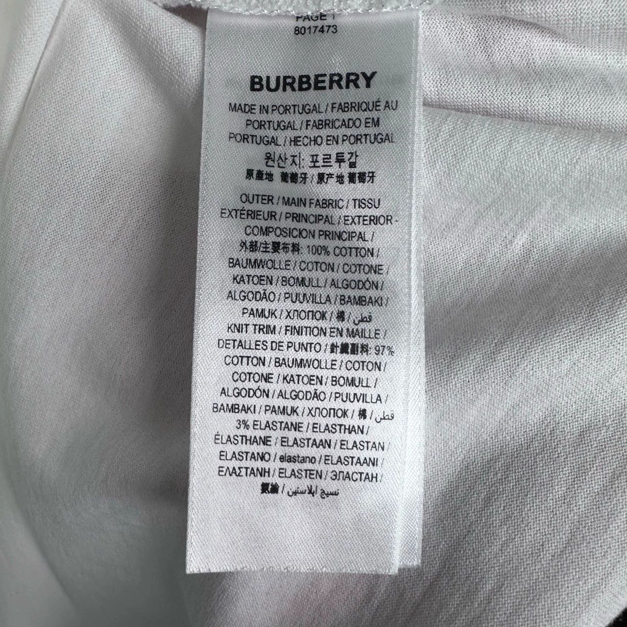 Burberry burberry classic tb logo short sleeve white Size XXS / US 00 / IT 34 - 4 Thumbnail