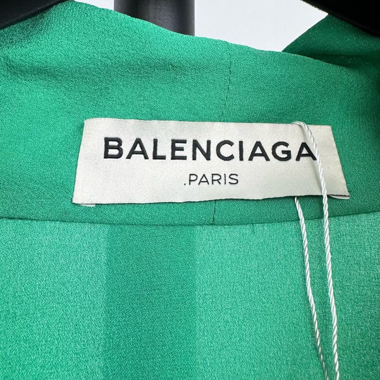 Balenciaga balenciaga green silk blouse size 36 Size S / US 4 / IT 40 - 3 Thumbnail