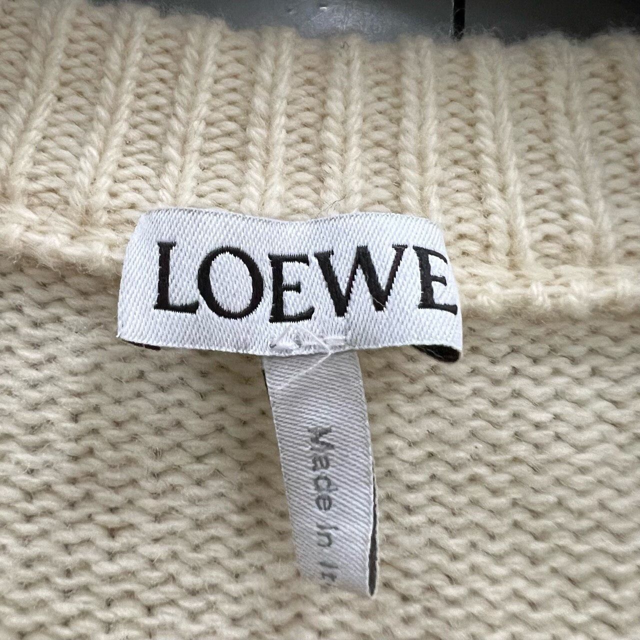 Loewe loewe embroidered logo knitted sweater Size XS / US 0-2 / IT 36-38 - 3 Thumbnail