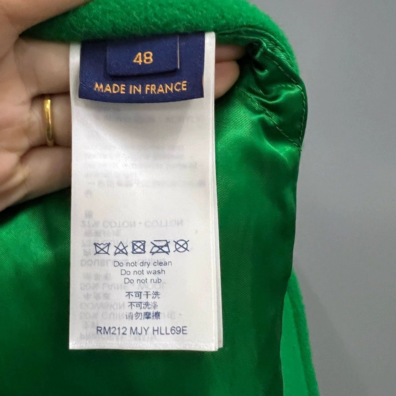 Louis Vuitton louis vuitton green embroidered baseball jacket Size US L / EU 52-54 / 3 - 4 Thumbnail
