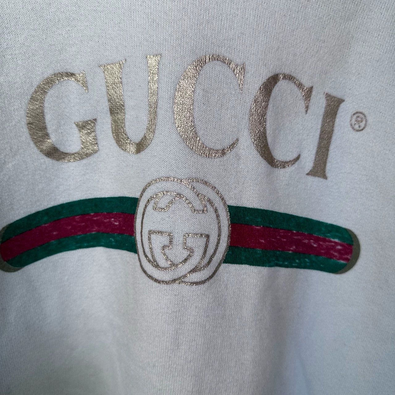 Gucci gucci ivory logo hoodie with dog embroidery Size XXS / US 00 / IT 34 - 2 Thumbnail