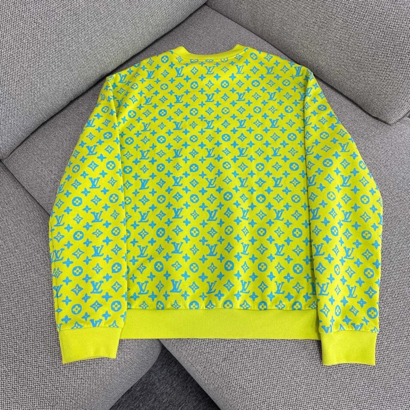 Louis Vuitton louis vuitton yellow logo crewneck sweatshirt Size US M / EU 48-50 / 2 - 2 Thumbnail