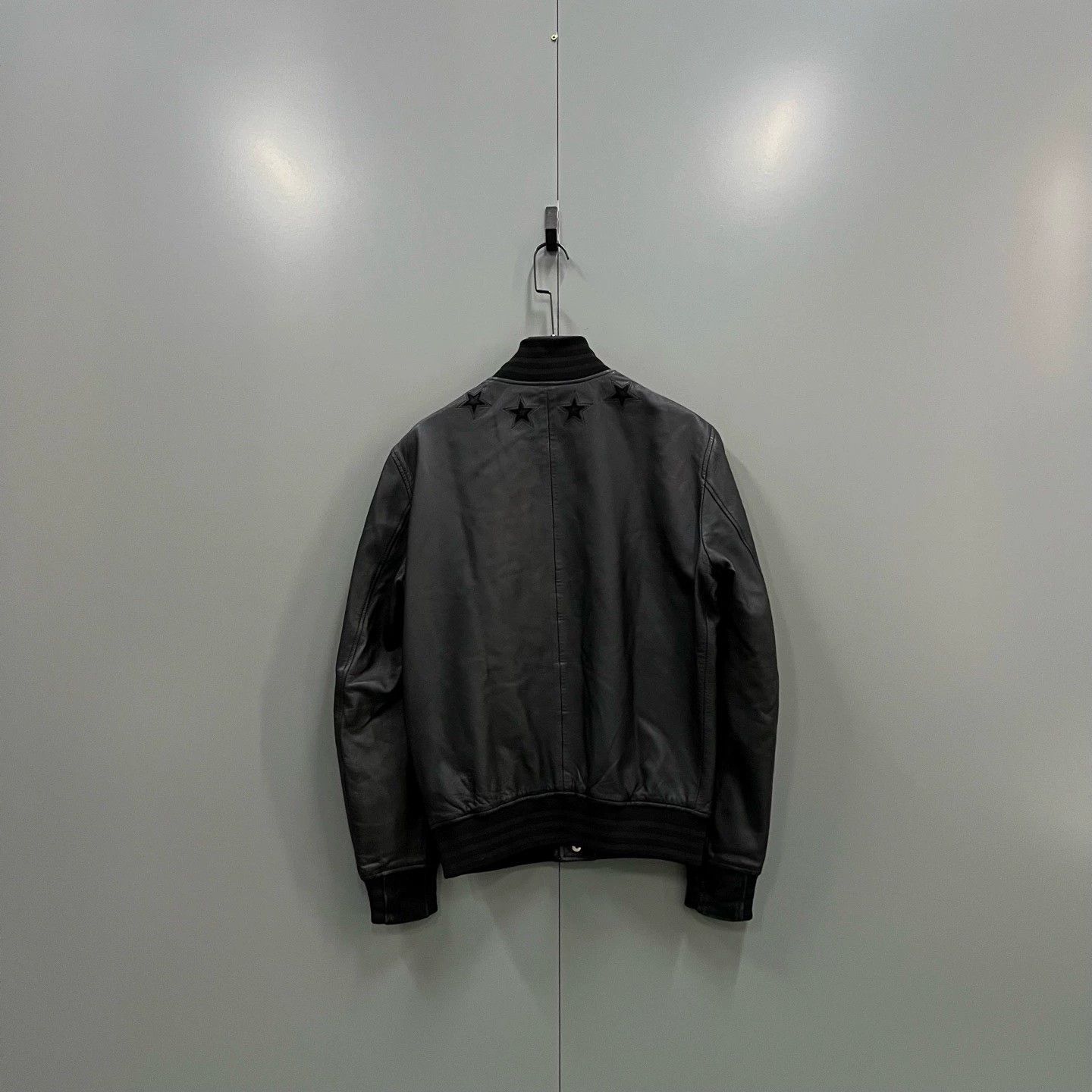 Givenchy Givenchy Black Star Collar Leather Jacket Size US M / EU 48-50 / 2 - 2 Thumbnail