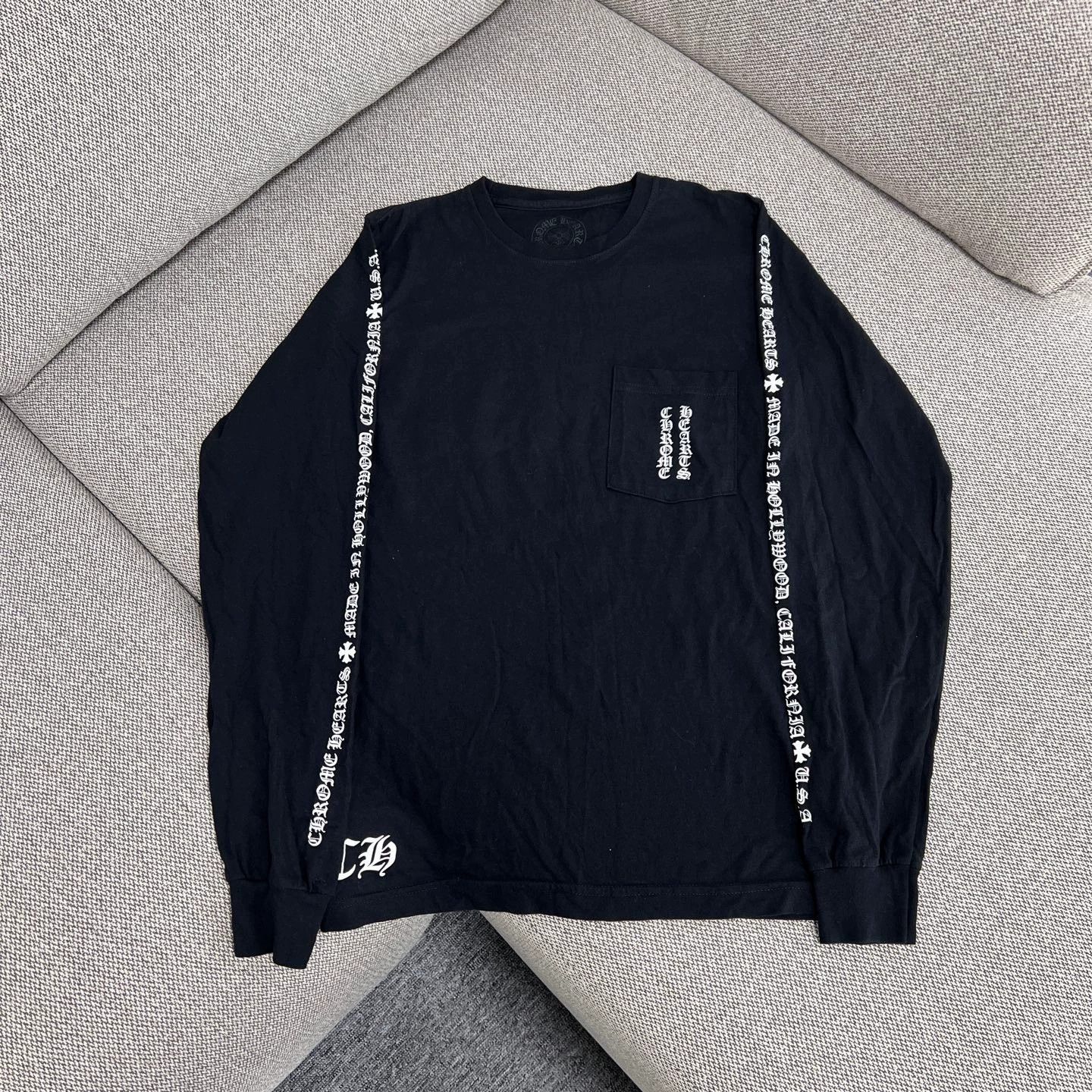 Chrome Hearts chrome hearts black long sleeve shirt Size US S / EU 44-46 / 1 - 2 Thumbnail